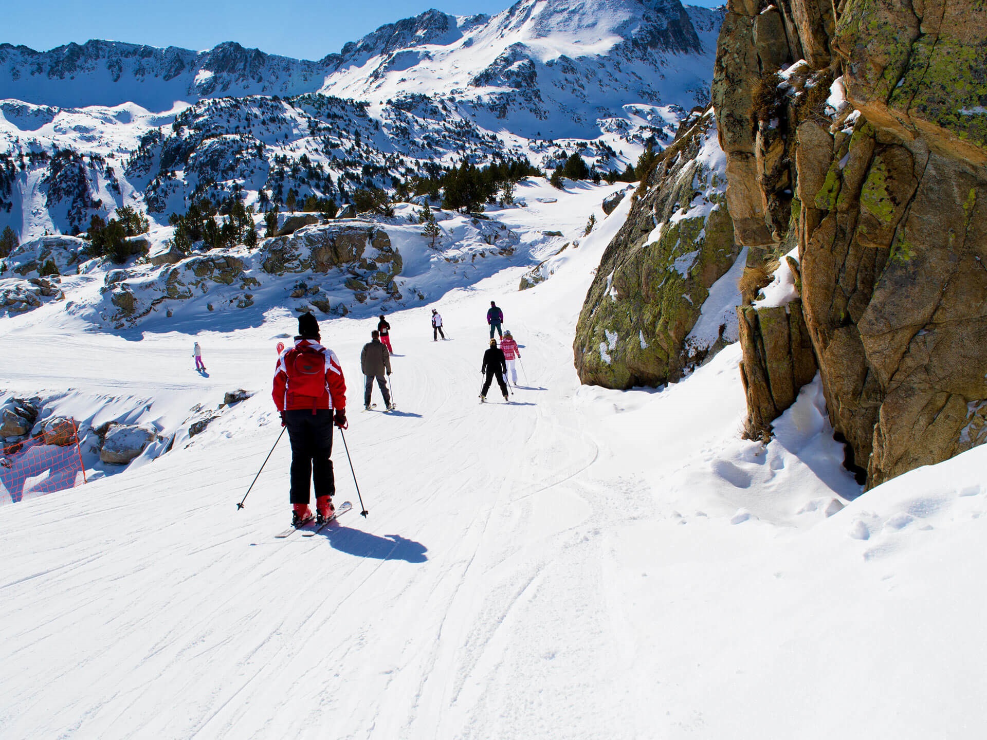 Destination Ski - Scenic Artwork Destination Ski Scenic Skiing